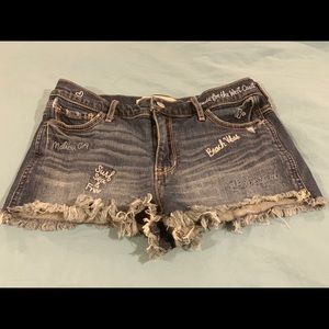 HOLLISTER shortshort highrise denim shorts